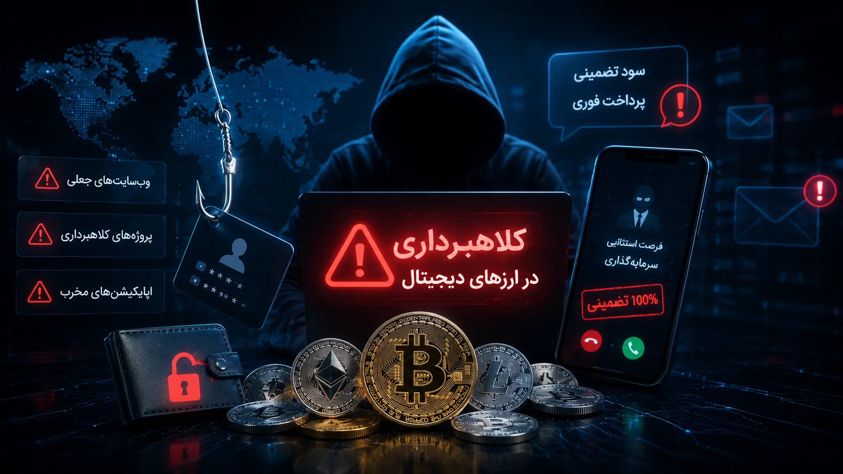 مقابله با هک شدن کیف پول