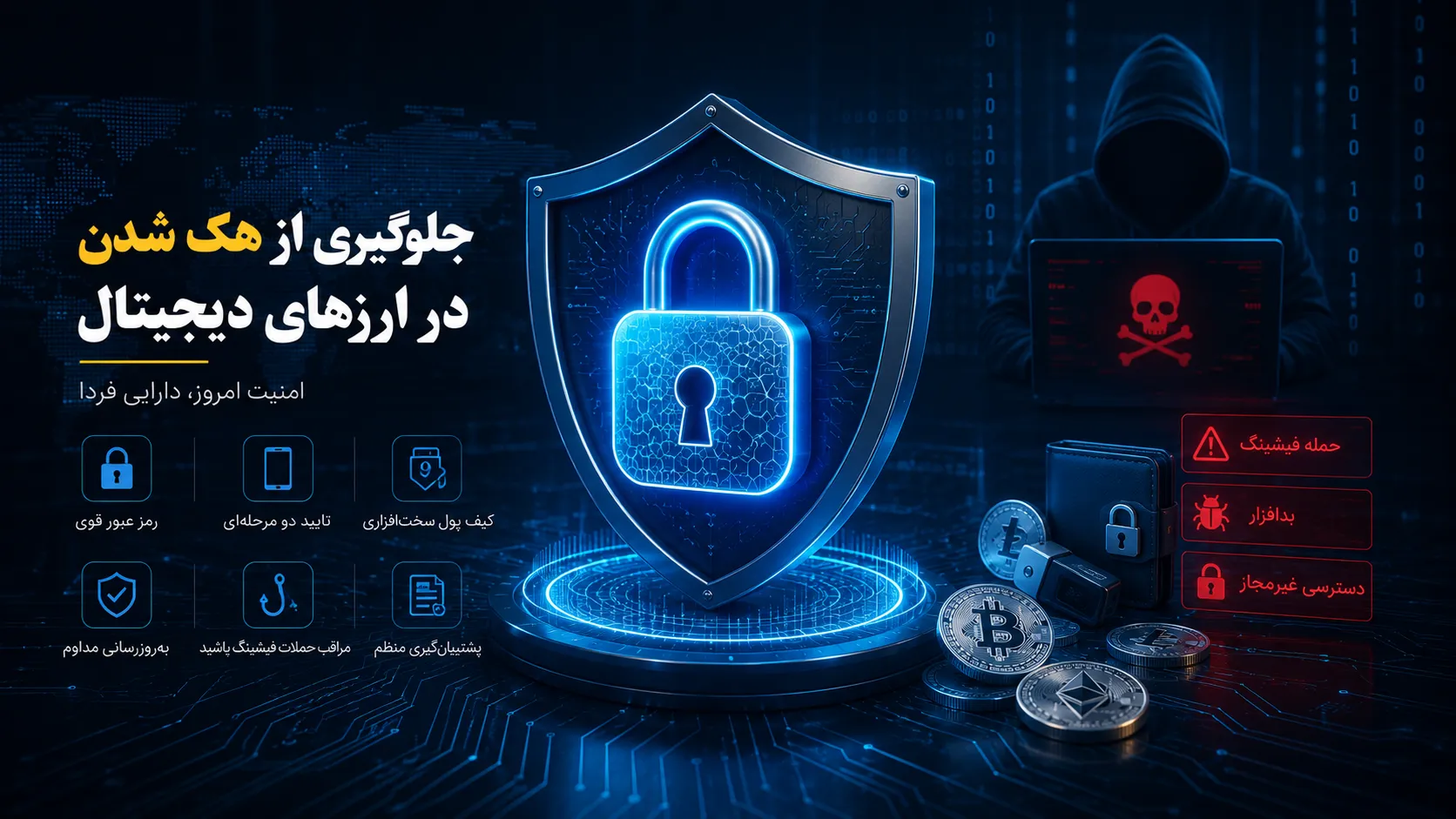 امنیت در ارزهای دیجیتال